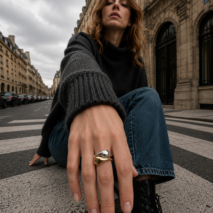 Twist Signet Ring