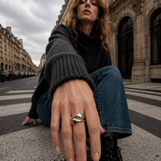 Twist Signet Ring