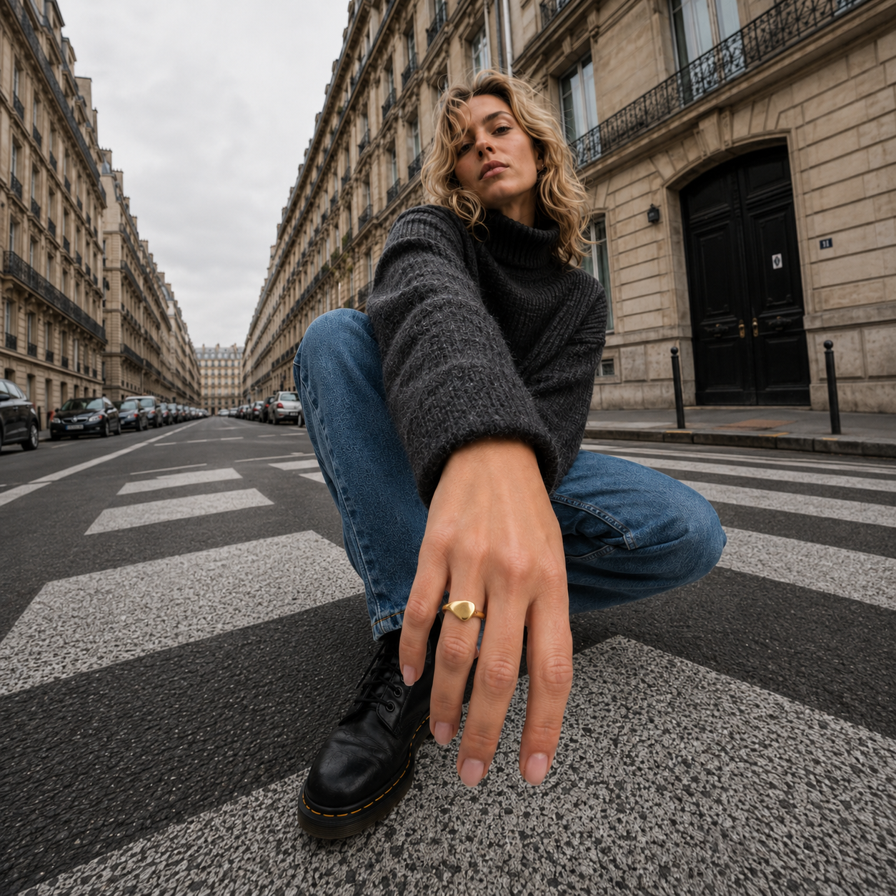Crooked Signet Ring